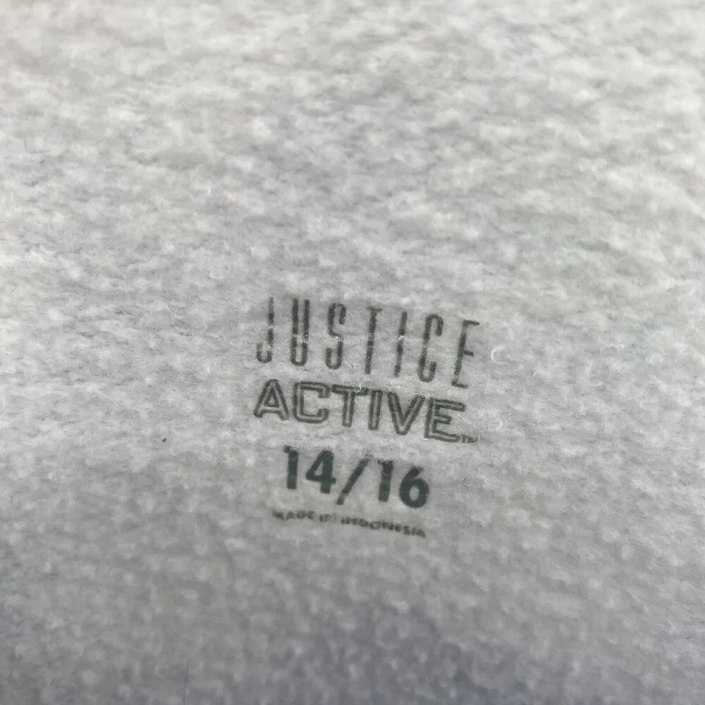 Justice Active Girls Tie Dye Round Neck Long Sleeve Pullover Sweatshirt 14/16